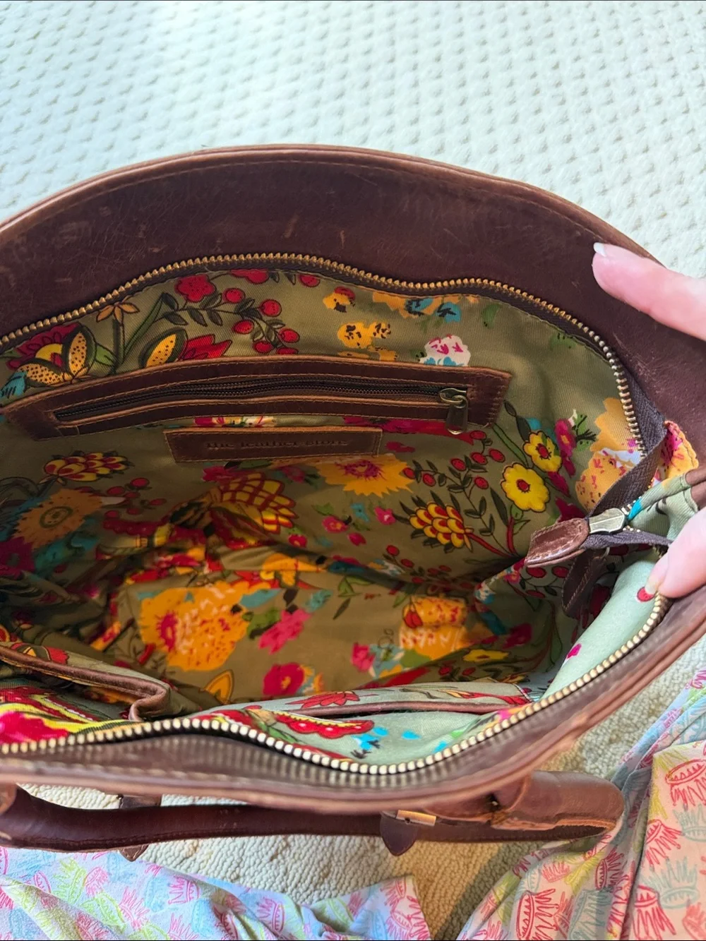 Leather purse